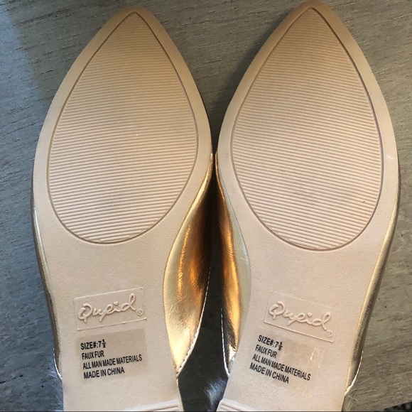 Qupid Rose Gold Mule - Picture 8 of 8